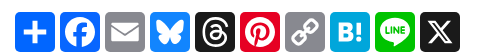 AddToAny: Share Buttons by the Universal Sharing Platform で」生成された SNSシェアリンク